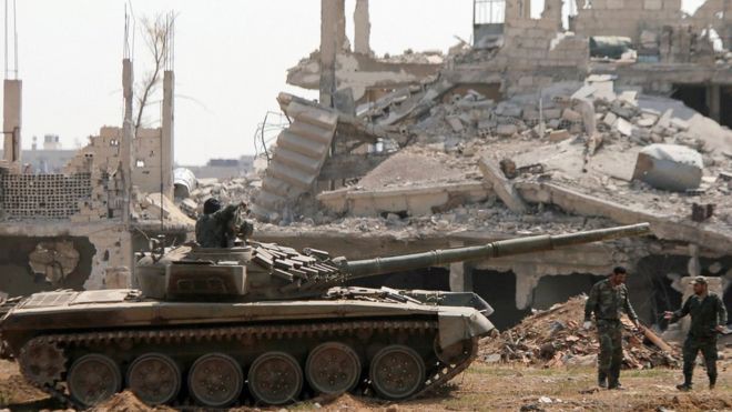 Syria quyết nghiền nát IS ở Damacus