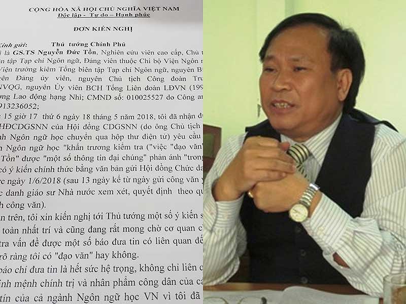 Giáo sư bị tố đạo văn vì chống tiêu cực?