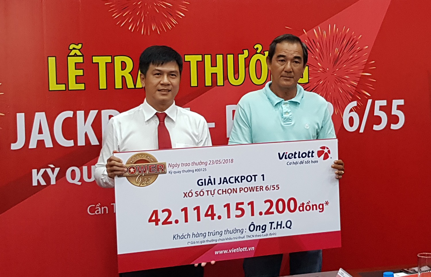 Khách hàng chia sẻ lý do không đeo mặt nạ nhận thưởng hơn 42 tỉ đồng