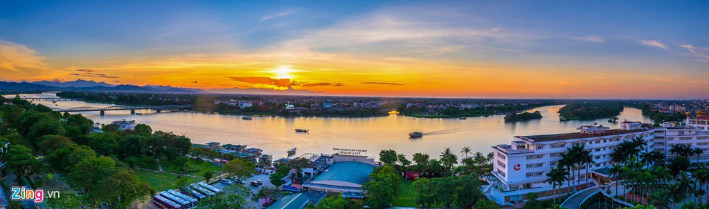 Những khoảnh khắc đẹp lạ về cố đ&ocirc; Huế từ tr&ecirc;n cao - Ảnh 1.