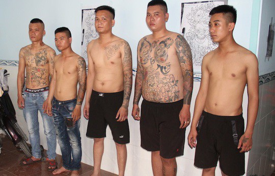 Phát hiện băng nhóm xăm trổ có dấu hiệu cho vay nặng lãi