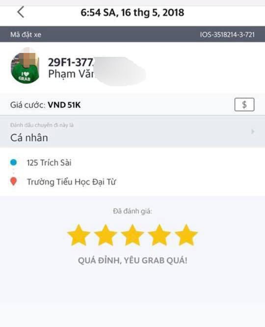 Tài xế Grab có "cử chỉ, lời nói thô bạo, khiêu khích" bé gái trên xe
