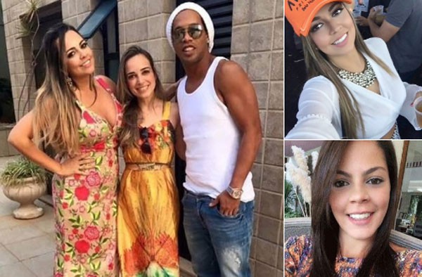 Cưới một l&uacute;c 2 vợ, Ronaldinho khiến fan h&aacute; hốc mồm - Ảnh 1.