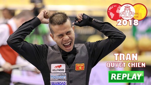 Hạ số 1 thế giới, Quyết Chiến lần đầu vô địch World Cup carom 3 băng