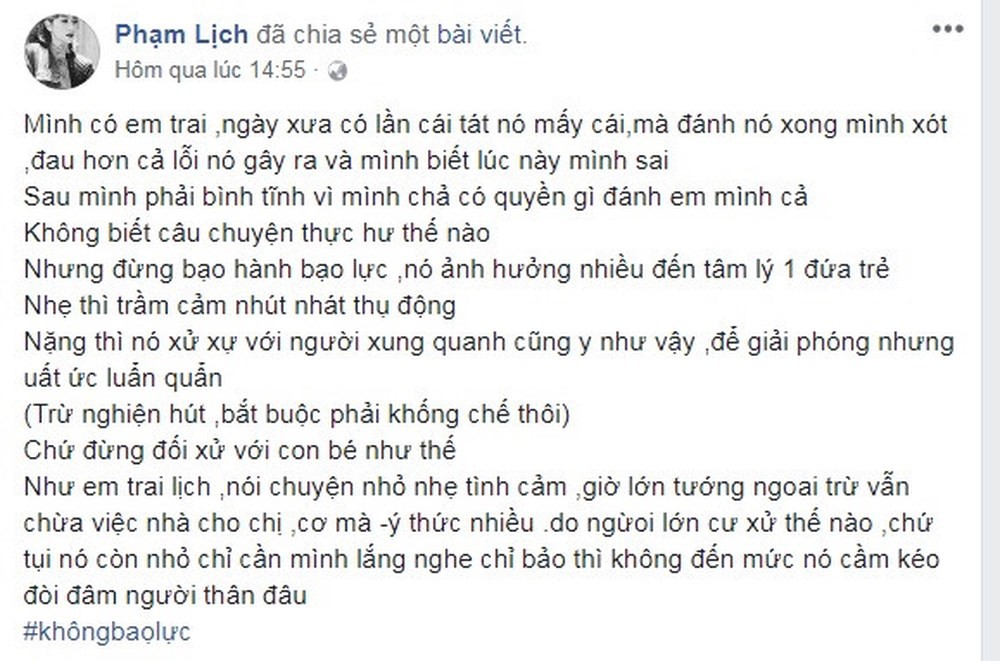 Vụ MC Minh Tiệp bị tố bạo h&agrave;nh trẻ em: Sao Việt bức x&uacute;c - Ảnh 7.