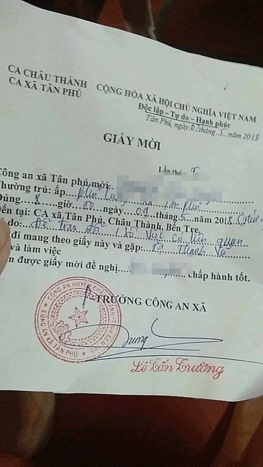 Tố phòng khám Trung Quốc trên mạng, bị công an xã mời làm việc - Ảnh 1.