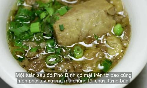 Ba quán phở Việt được giới thiệu trên báo Mỹ
