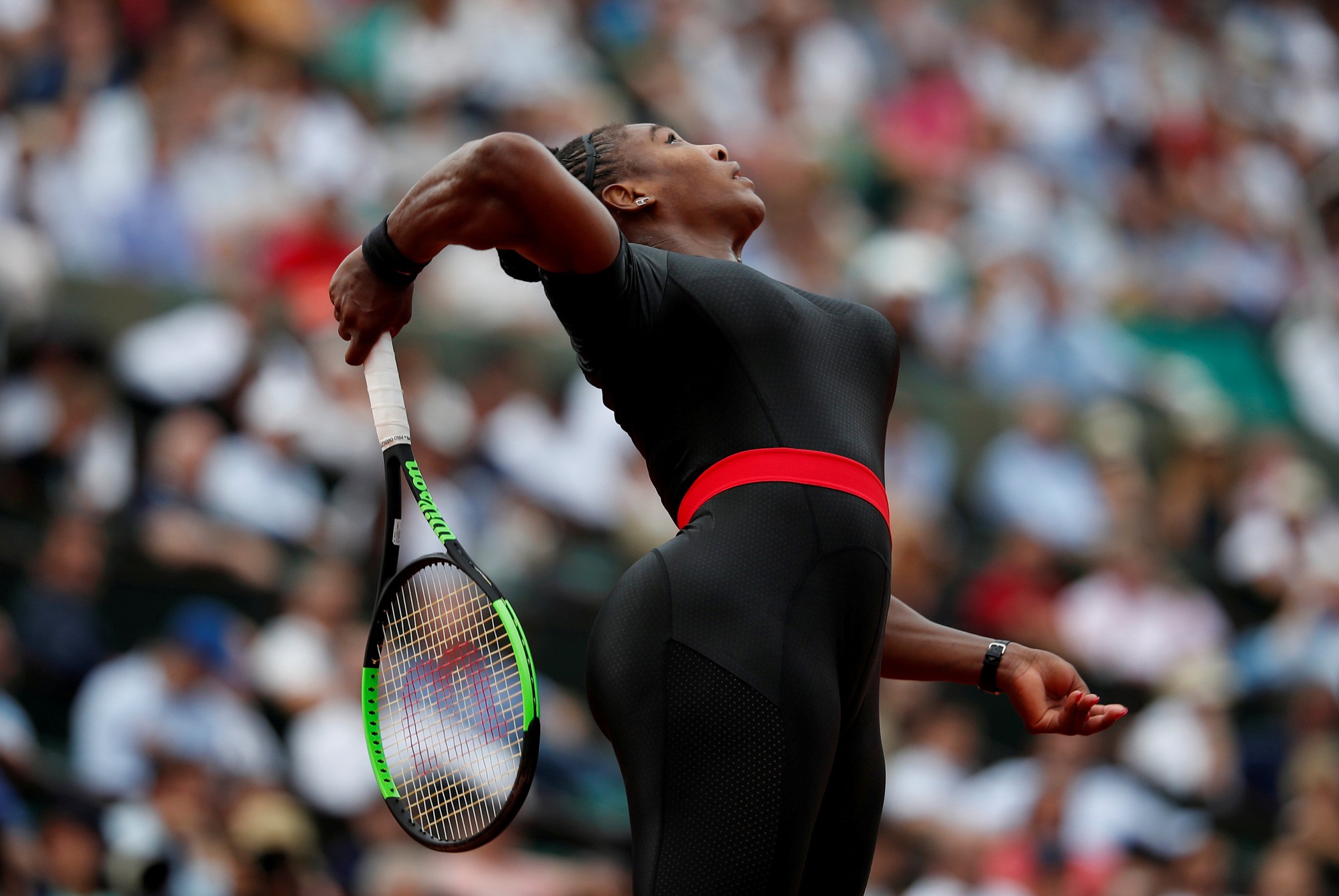 Clip Roland Garros 2018: Sharapova thắng nhọc, Serena h&oacute;a người m&egrave;o - Ảnh 6.
