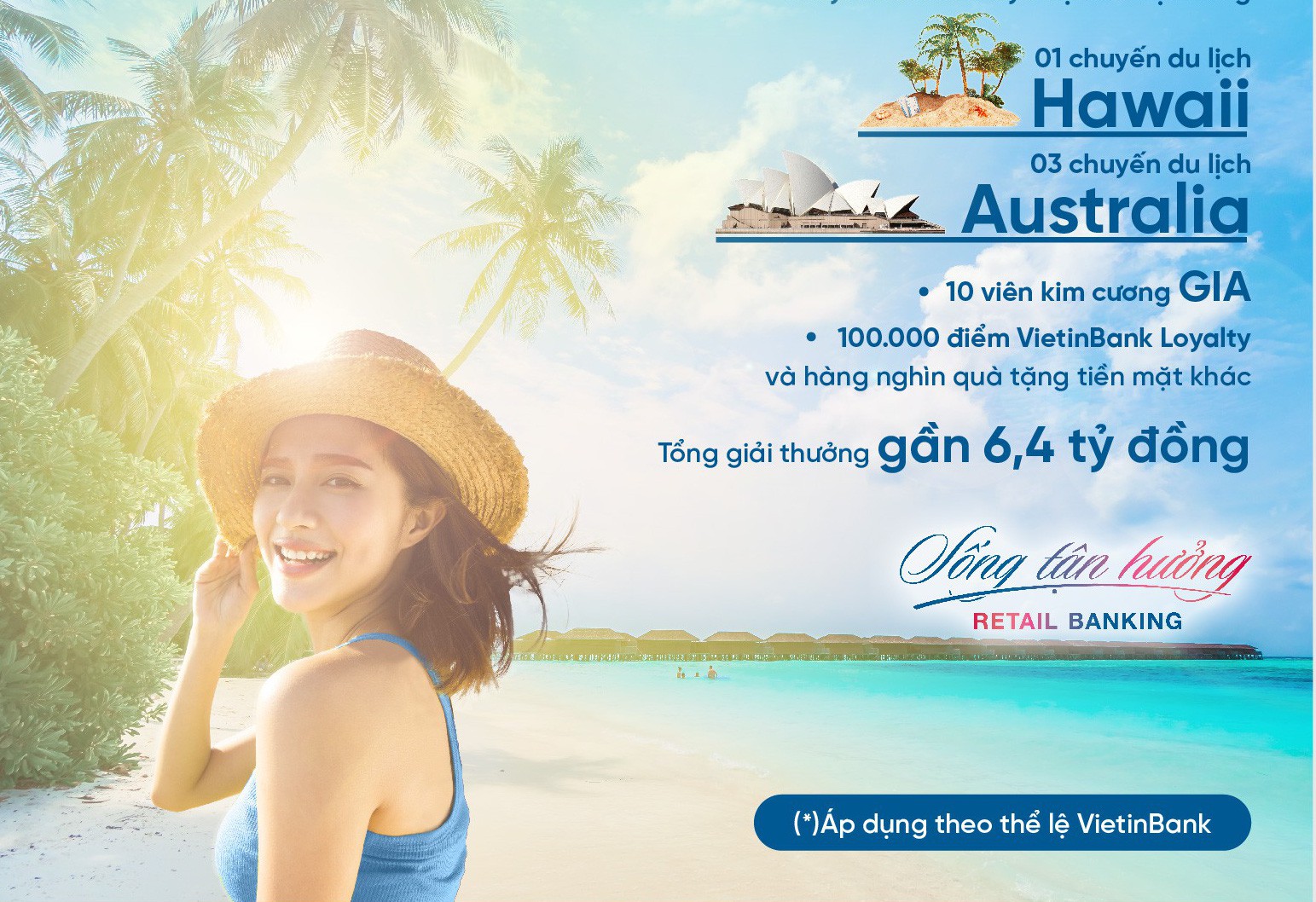 Hè rực rỡ với giải thưởng du lịch Hawaii đẳng cấp từ VietinBank