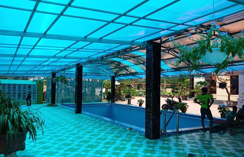 Cận cảnh biệt thự choáng ngợp của đại úy công an - Ảnh 10.