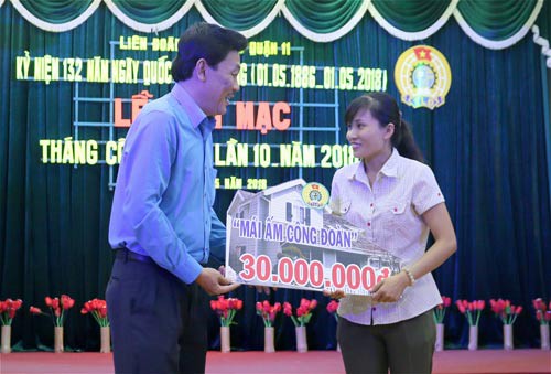 Nhiều hoạt động chăm lo cho công nhân - Ảnh 1.