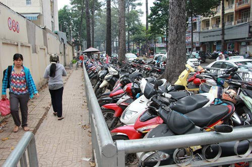 Tổng rà soát bãi giữ xe vỉa hè