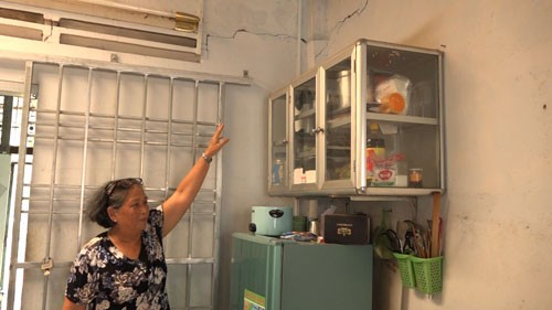 Thi công đường dẫn cầu Vàm Cống làm nứt nhà dân