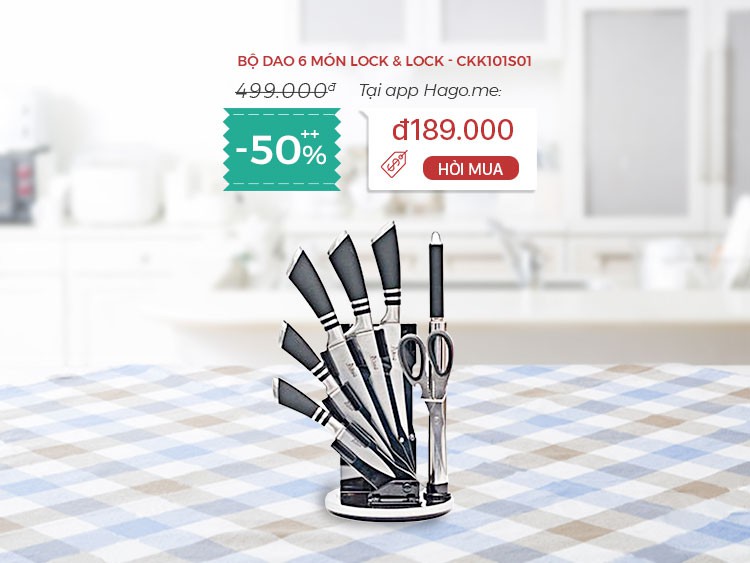 Điện gia dụng, đồ dùng nhà bếp, mỹ phẩm giảm đến 50% tại hago.me - Ảnh 4.