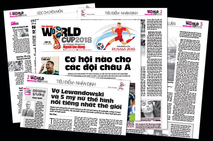 Đón đọc Tin nhanh World Cup 2018