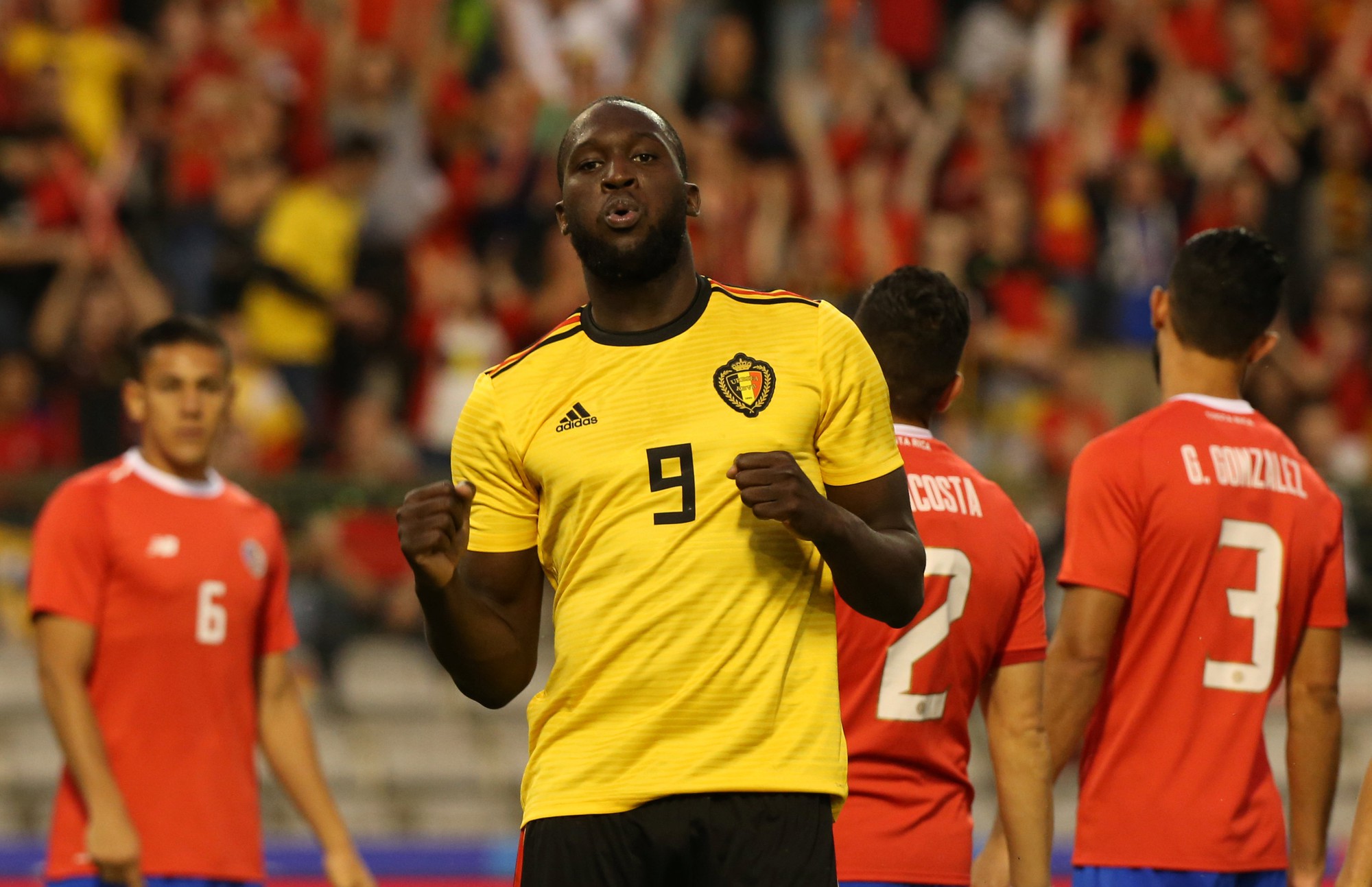 Lukaku lập cú đúp, Bỉ thót tim với chấn thương Hazard - Ảnh 6.
