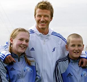 Phát sốt hình ảnh vợ chồng Harry Kane gặp Beckham 13 năm trước - Ảnh 1.