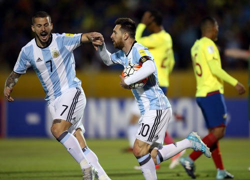 Trọng trách trên vai Messi