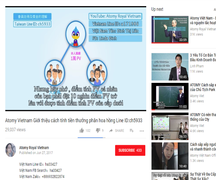 Bộ Công Thương cảnh báo bán hàng đa cấp không phép sản phẩm Atomy - Ảnh 1.
