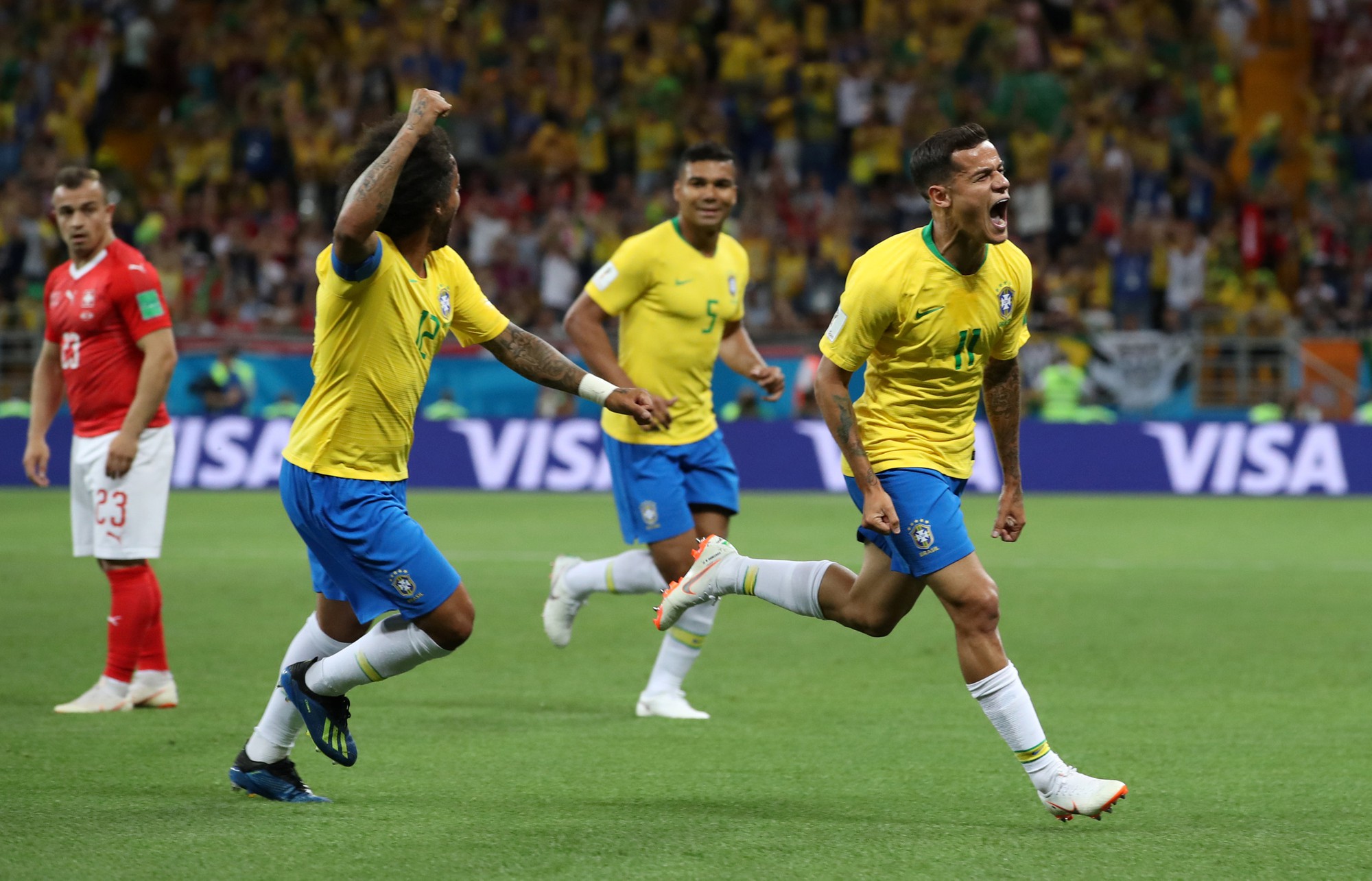 Neymar nhạt nhòa, Brazil hòa tiếc nuối với Thụy Sĩ - Ảnh 4.