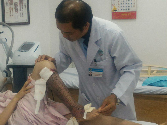 Cứu bàn chân bị hoại tử