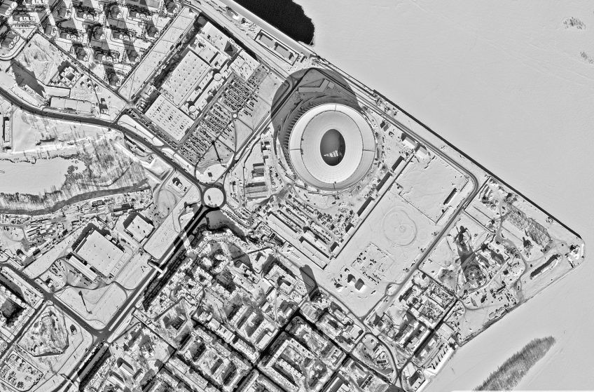 Chi&ecirc;m ngưỡng 12 s&acirc;n b&oacute;ng World Cup tuyệt đẹp từ kh&ocirc;ng trung - Ảnh 17.