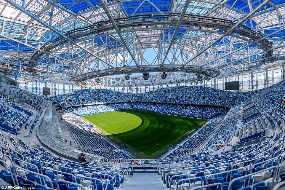 Chi&ecirc;m ngưỡng 12 s&acirc;n b&oacute;ng World Cup tuyệt đẹp từ kh&ocirc;ng trung - Ảnh 20.