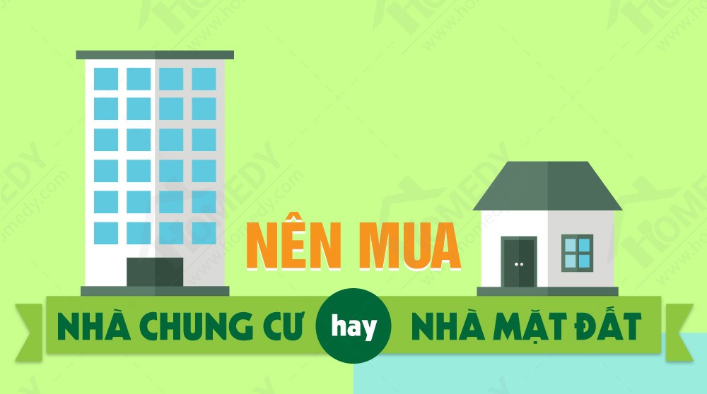 Nên mua nhà phố hay chung cư?