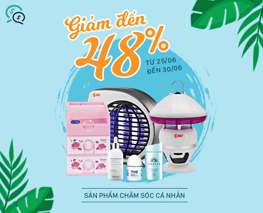 SALE 48% - Sắm ngay đồ gia dụng và sản phẩm chăm sóc da - Ảnh 1.