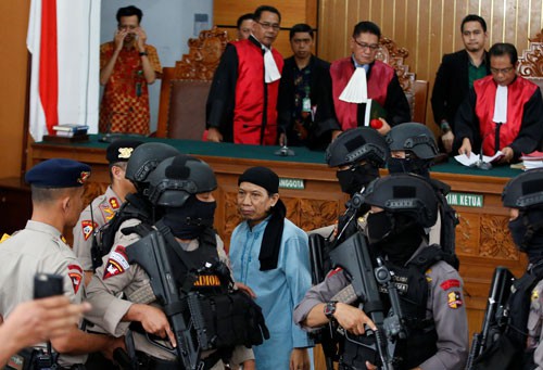 Indonesia kết án tử giáo sĩ cực đoan