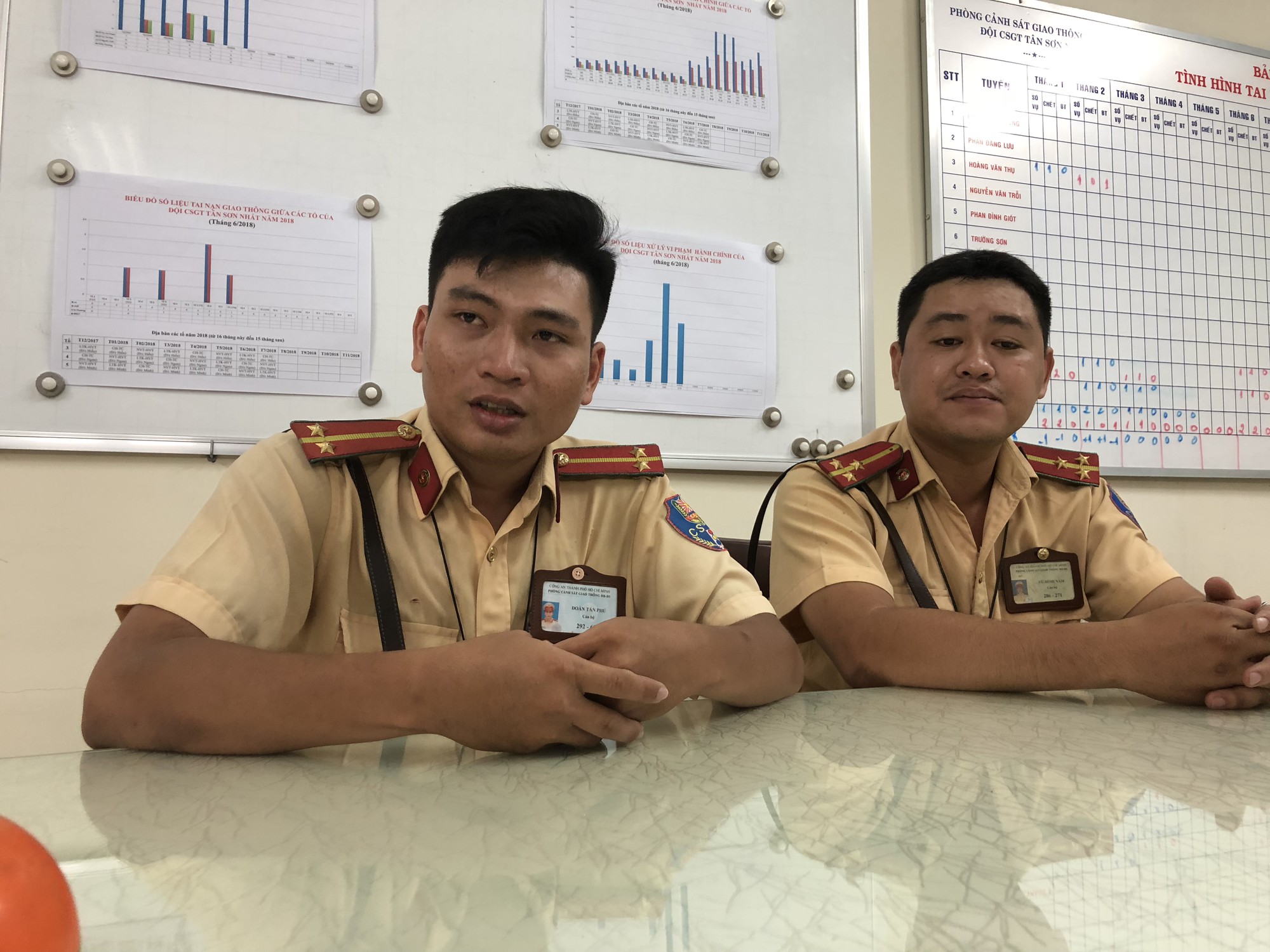 X&uacute;c động h&igrave;nh ảnh CSGT đưa b&eacute; đi cấp cứu giữa trưa nắng - Ảnh 2.