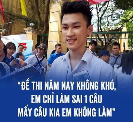 Ảnh chế siêu hài hước về kỳ thi THPT quốc gia 2018