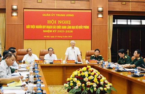 Tổng Bí thư chủ trì hội nghị quy hoạch lãnh đạo Bộ Quốc phòng 2021-2026