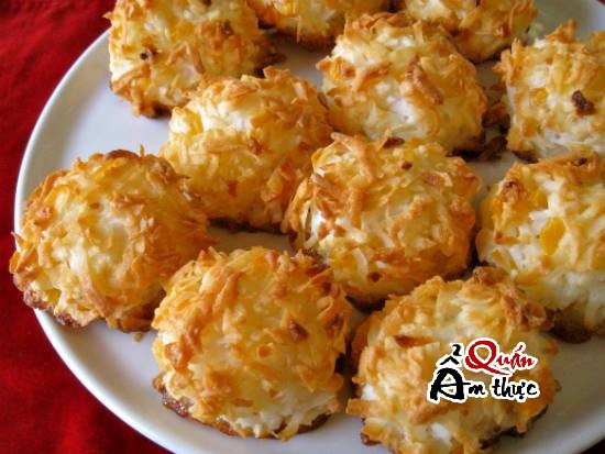Cách làm bánh dừa nướng giòn rụm