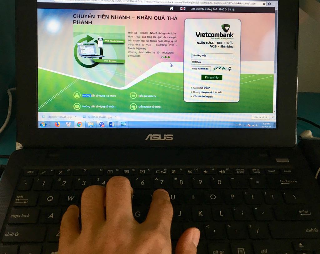 Sợ lây phần mềm gián điệp, Vietcombank siết giao dịch trực tuyến