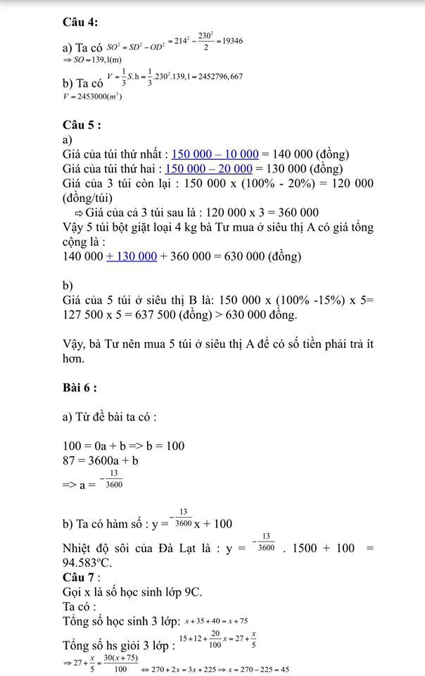 Gợi ý giải đề thi môn toán lớp 10 - Ảnh 3.