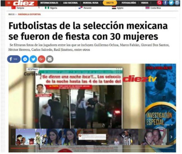8 tuyển thủ Mexico d&iacute;nh nghi &aacute;n th&aacute;c loạn với 30 g&aacute;i gọi trước World Cup - Ảnh 3.