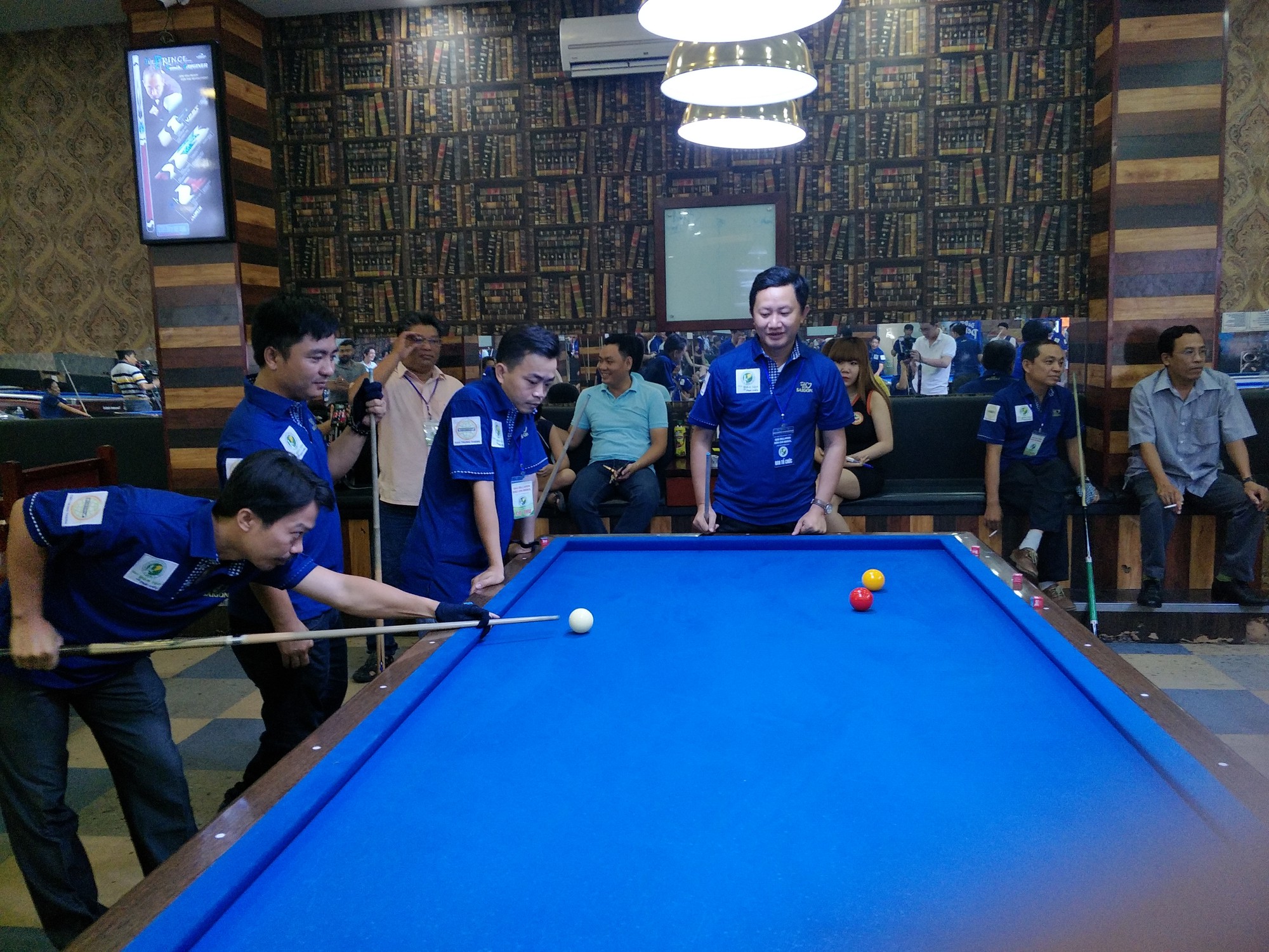 S&ocirc;i nổi tranh t&agrave;i tại Giải Bida b&aacute;o ch&iacute; mở rộng ĐBSCL lần thứ 11 - Ảnh 1.