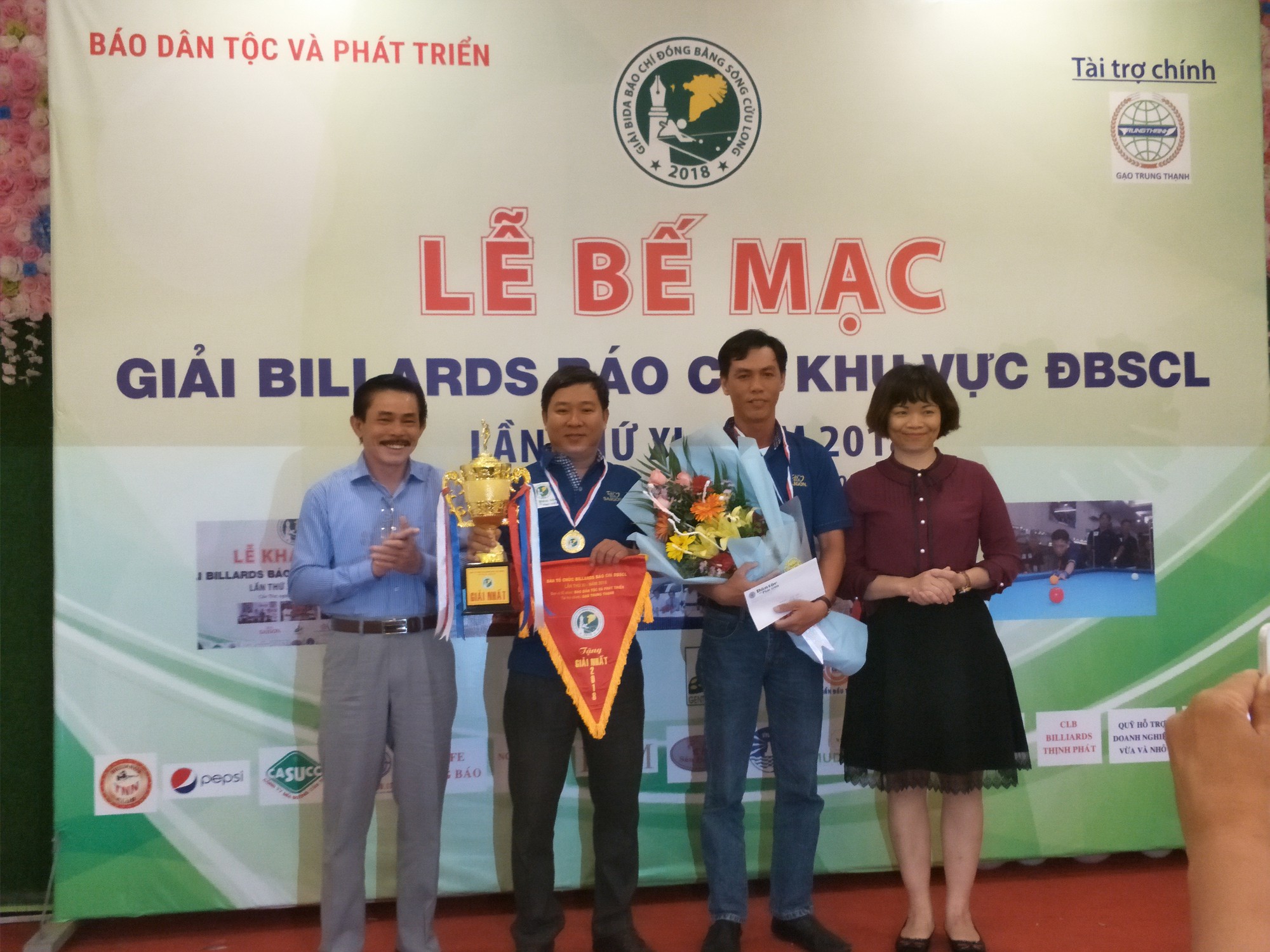 S&ocirc;i nổi tranh t&agrave;i tại Giải Bida b&aacute;o ch&iacute; mở rộng ĐBSCL lần thứ 11 - Ảnh 6.