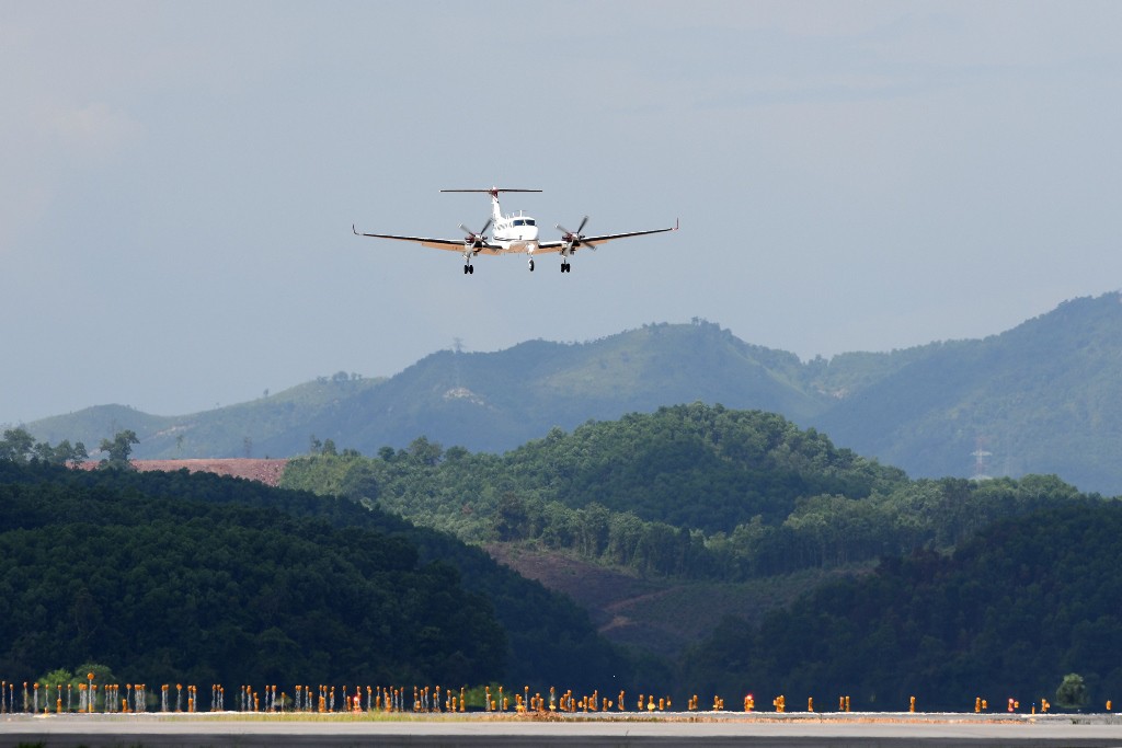 Hoàn tất bay kiểm tra hiệu chuẩn sân bay Vân Đồn