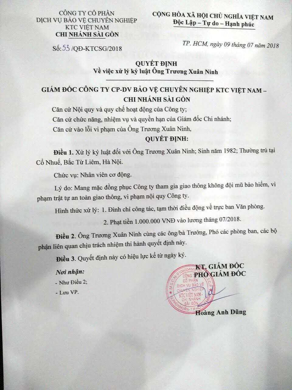 Vụ bảo vệ giắt s&uacute;ng, ngh&ecirc;nh ngang: Chỉ phạt tiền v&agrave; điều chuyển! - Ảnh 4.