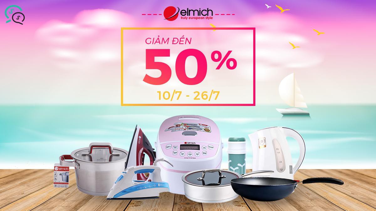 100% hài lòng cùng "đại hội anh tài" hàng gia dụng giảm từ 50% trở lên