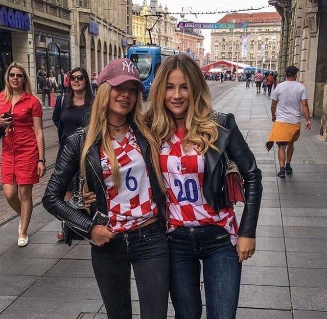 Những hậu phương xinh đẹp của các ngôi sao Croatia