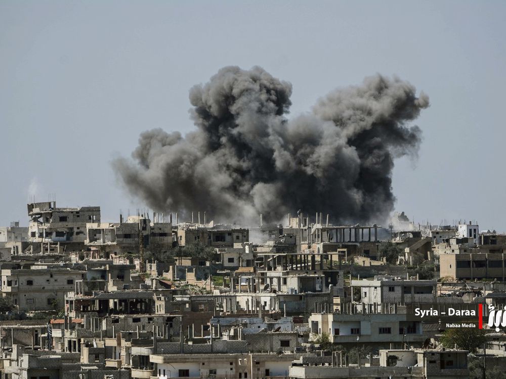Syria phóng hàng trăm tên lửa gần nơi Israel đóng quân