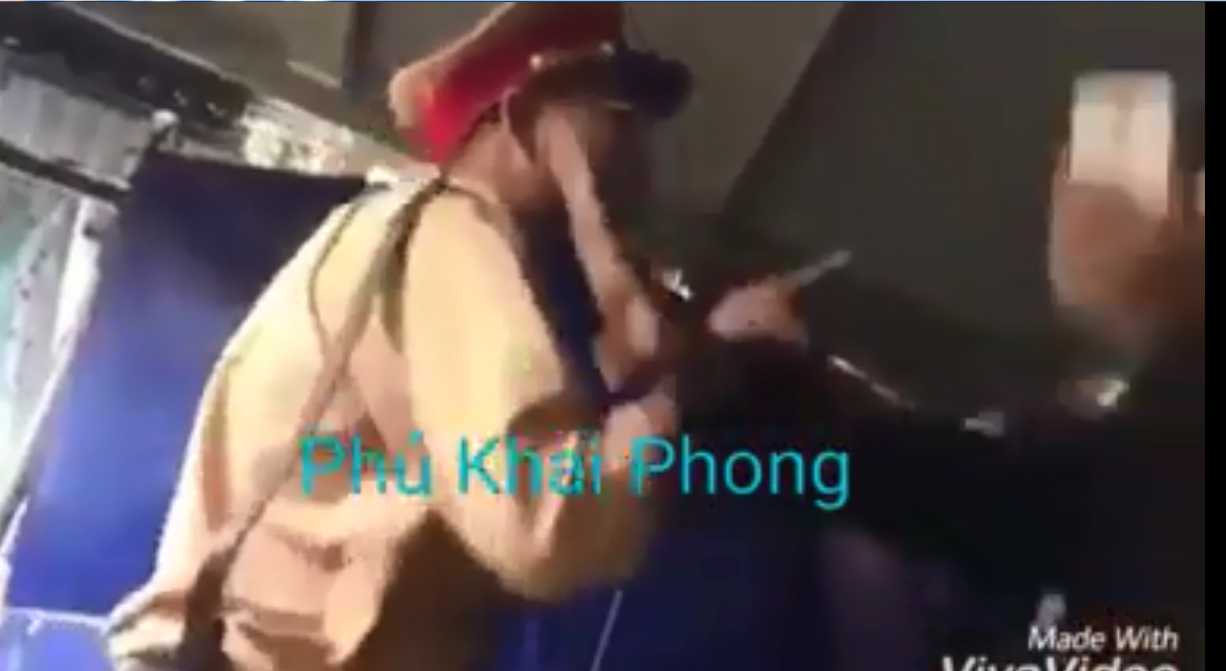 Xác minh clip cho rằng CSGT đánh người vi phạm khi bị yêu cầu chào