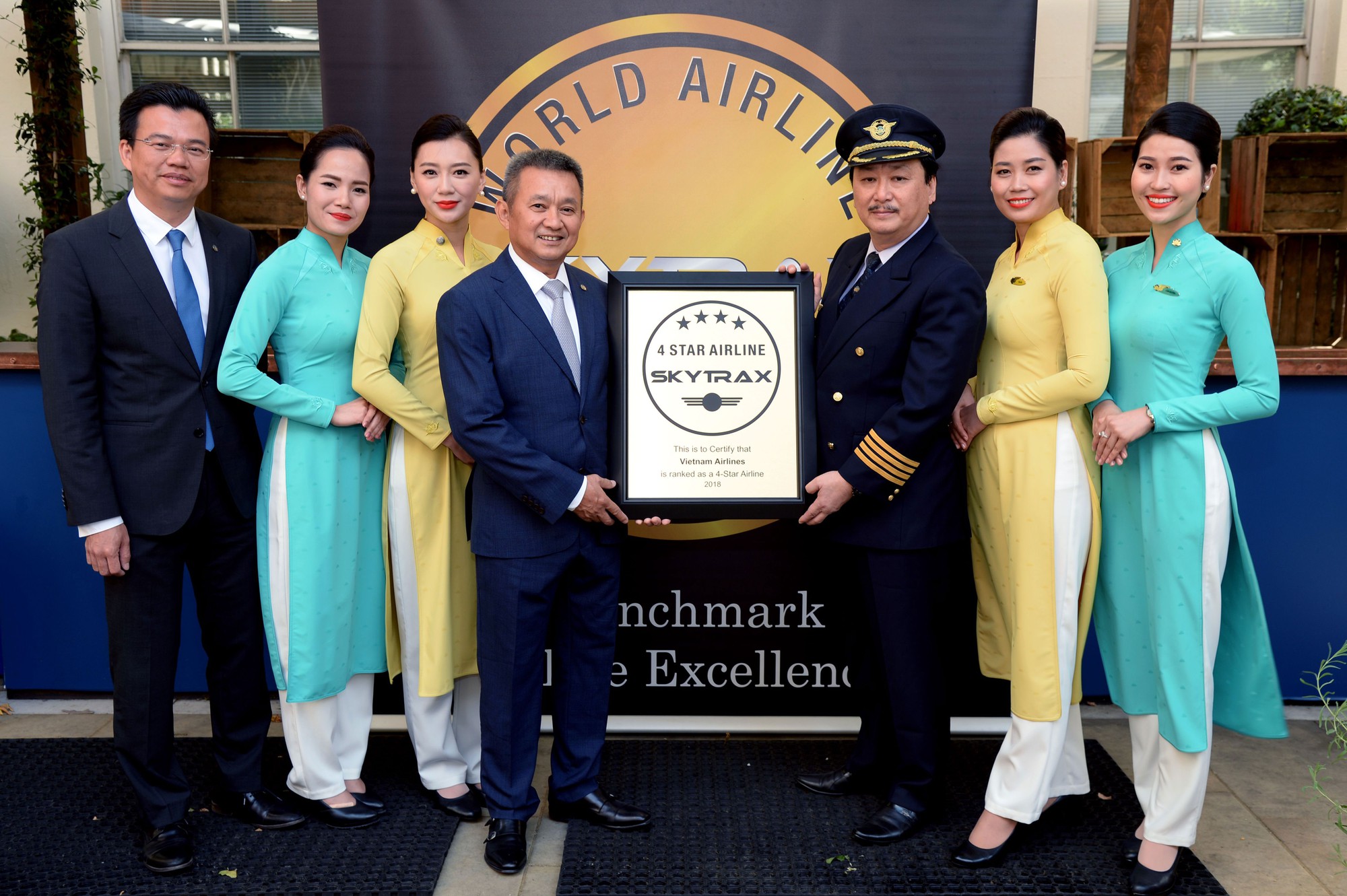 Vietnam Airlines năm thứ 3 liên tiếp nhận chứng chỉ "4 sao"