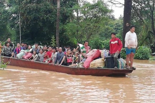 Vỡ đập thủy điện khủng khiếp ở Lào không ảnh hưởng tới Kon Tum