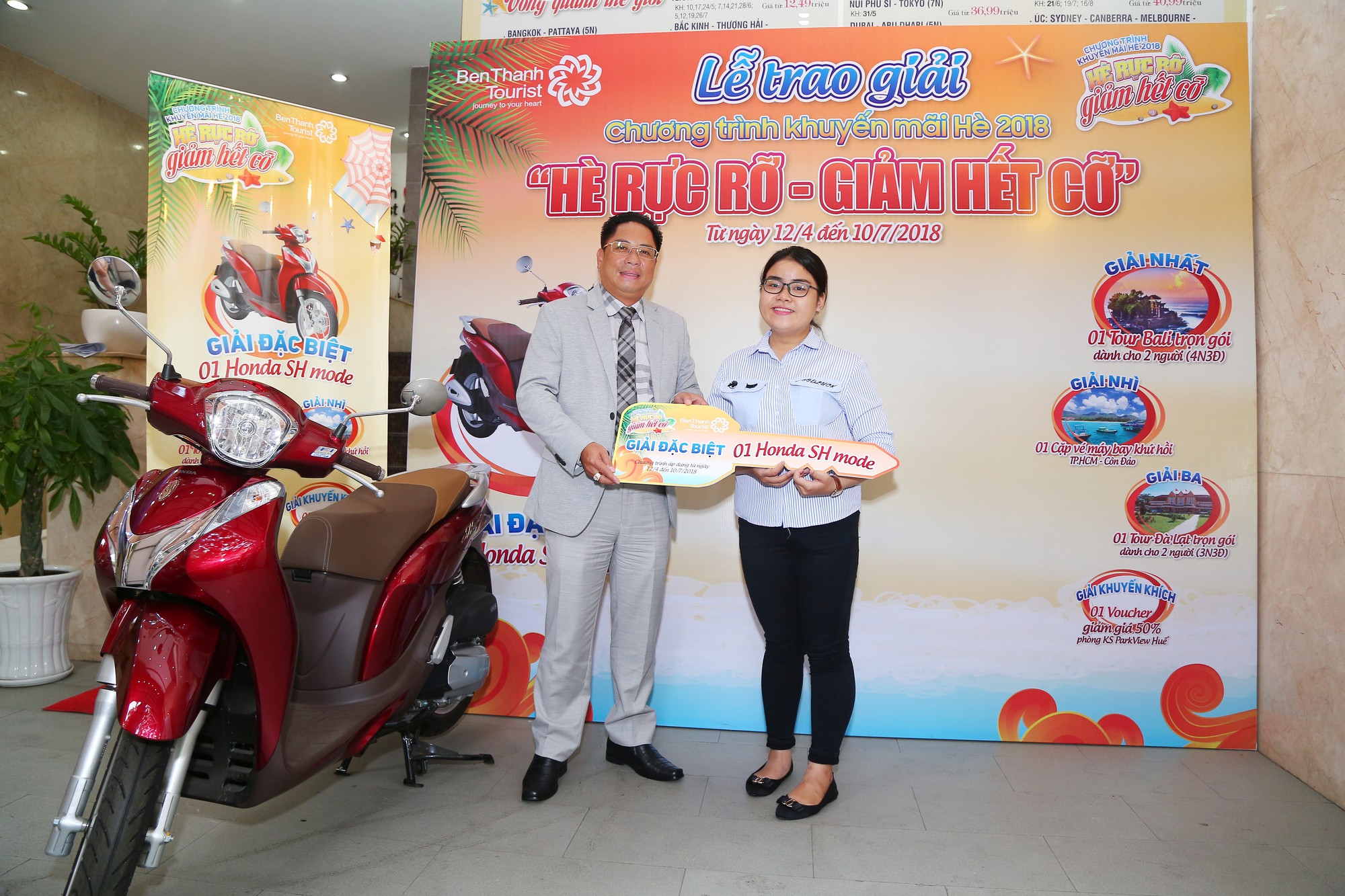 BenThanh Tourist trao thưởng khuyến mãi hè 2018