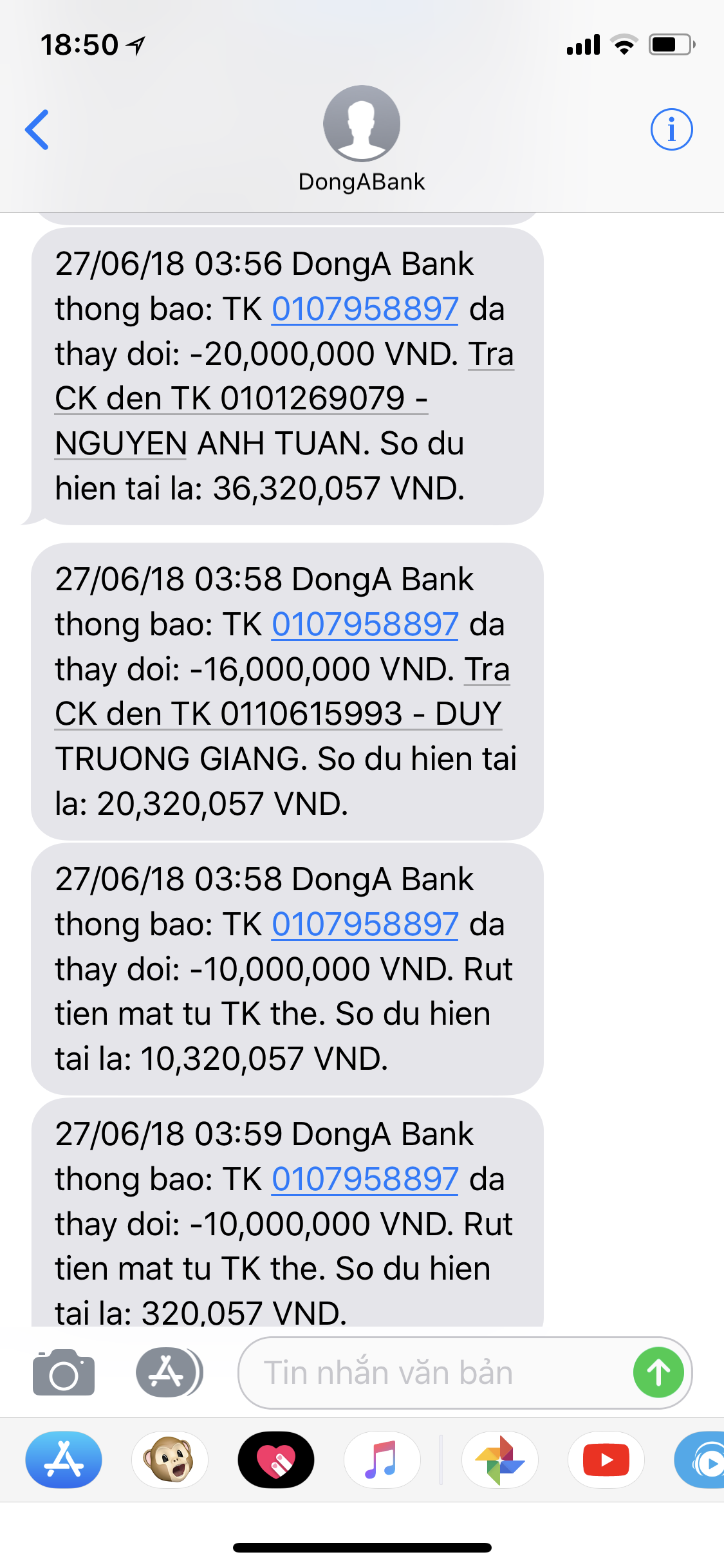 Chủ thẻ DongA Bank mất 116 triệu đồng muốn sớm được ho&agrave;n tiền - Ảnh 1.