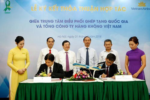 Hàng không hỗ trợ vận chuyển tạng ghép trên toàn quốc